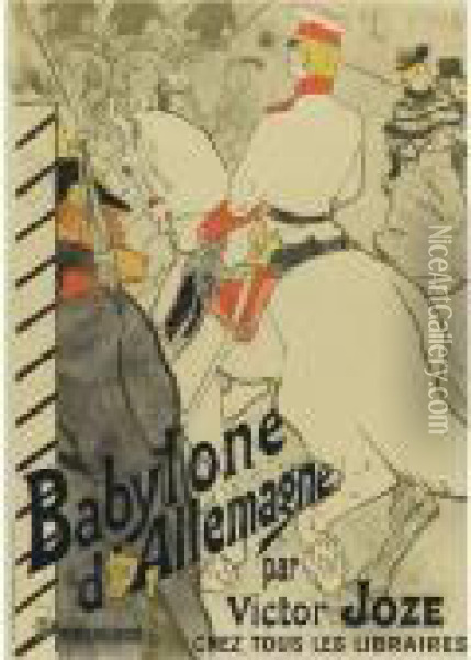 Babylone D'allemagne (d. 351; A. 68; W. P12; Adr. 58) Oil Painting - Henri De Toulouse-Lautrec