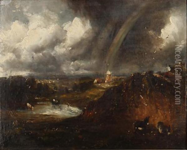 Hampstead Heath Oil Painting - John Constable