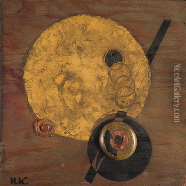 Sin Titulo 1920 Oil Painting - Ivan Kliun