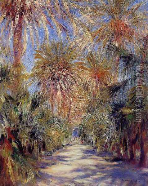 Algiers, the Garden of Essai 1 Oil Painting - Pierre Auguste Renoir