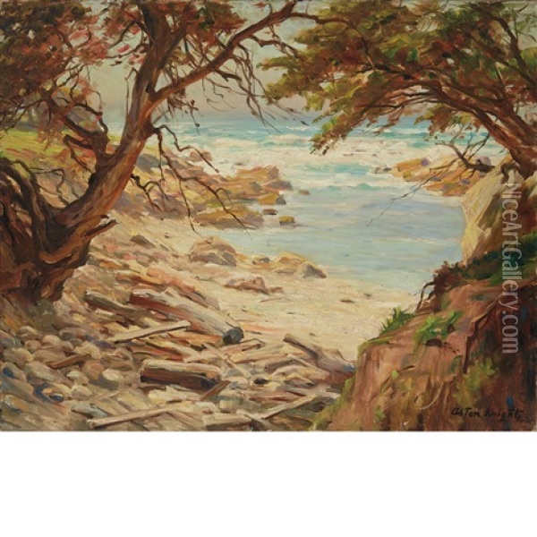 Pacific Cove Oil Painting - Louis Aston Knight