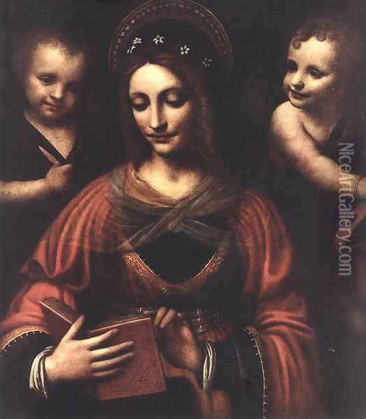 Saint Catherine 1527-1531 Oil Painting - Bernardino Luini