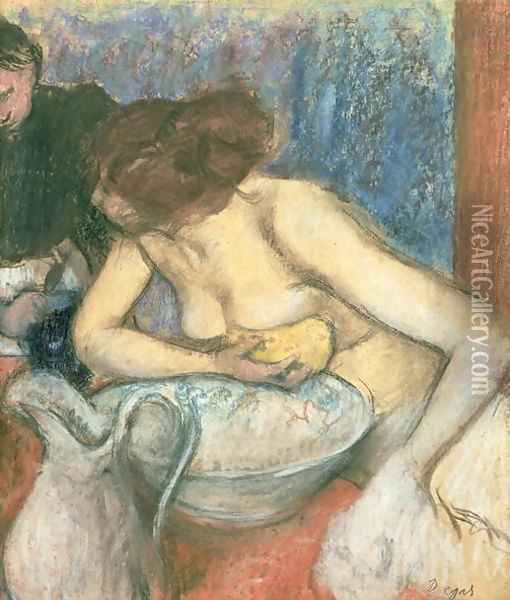 The Toilet, 1897 Oil Painting - Edgar Degas