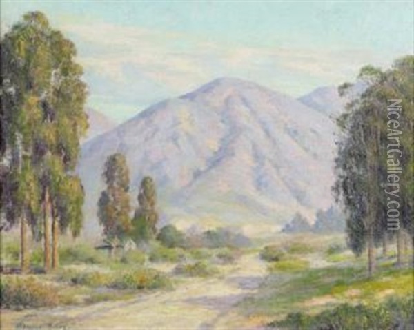 Purple Mountain Vista Oil Painting - Maurice Braun