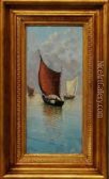Barche Oil Painting - Francesco Saverio Torcia