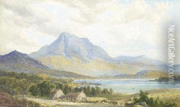 Croagh Patrick And Clew Bay, Westport, Co Mayo Oil Painting - John Faulkner