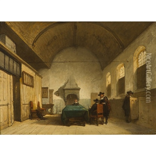 Consistoriekamer (consistory Room) Oil Painting - Johannes Bosboom