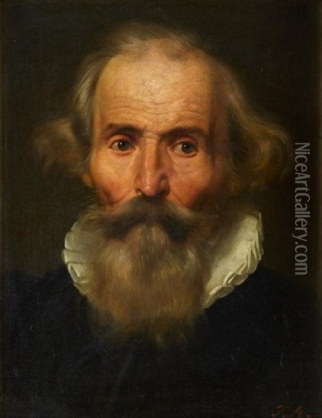 Ritratto D'uomo Con Barba Oil Painting - Friedrich von Amerling