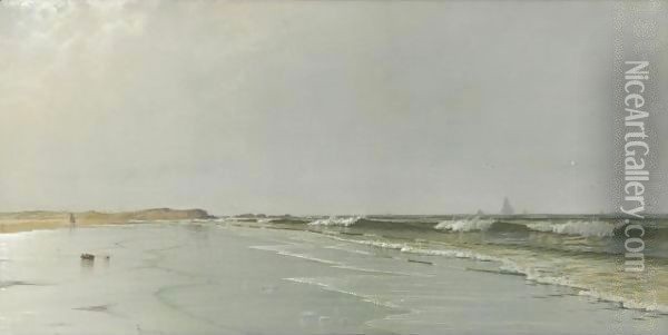 Beach At Little Boar's Head, New Hampshire Oil Painting - Alfred Thompson Bricher
