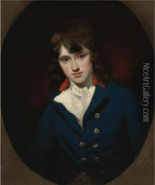 Portrait Of William Locke (1767-1847) Oil Painting - John Hoppner