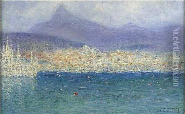 Rio De Janeiro Oil Painting - Marie-Gabriel Biessy