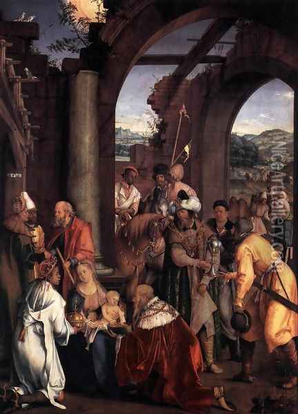 Adoration of the Magi Oil Painting - Hans Suss von Kulmbach