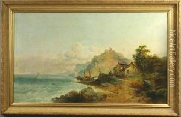William Horlor, English Coast, O/c Oil Painting - George W. Horlor