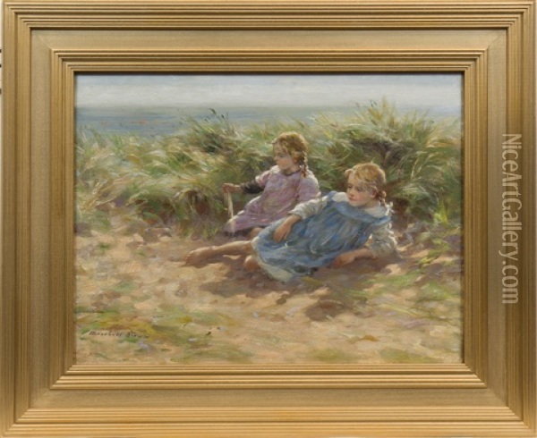Summer Days In The Dunes Oil Painting - William Marshall Brown