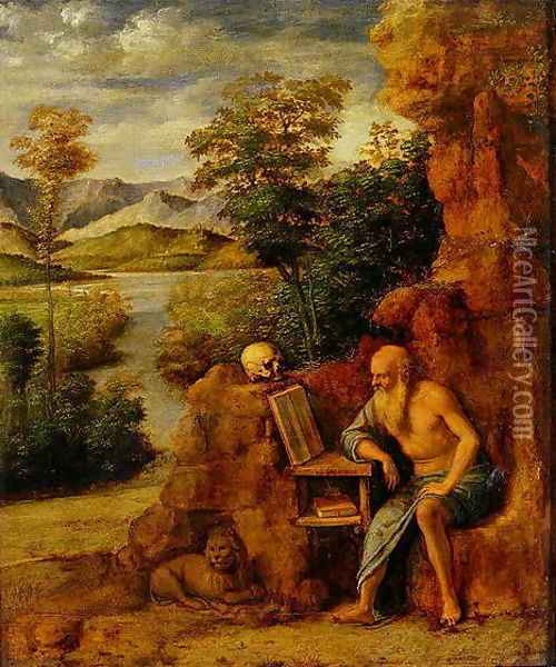 St Jerome 1500 Oil Painting - Balthasar Van Der Ast