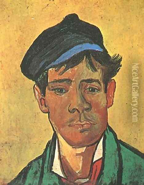 Young Man With A Cap Oil Painting - Vincent Van Gogh