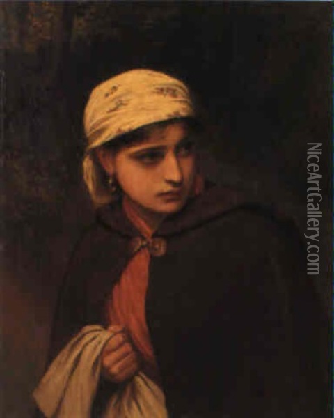 On A Questionable Errand Oil Painting - Charles Sillem Lidderdale
