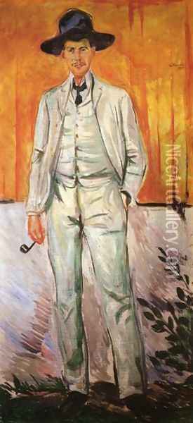 Ludvig Karsten Oil Painting - Edvard Munch