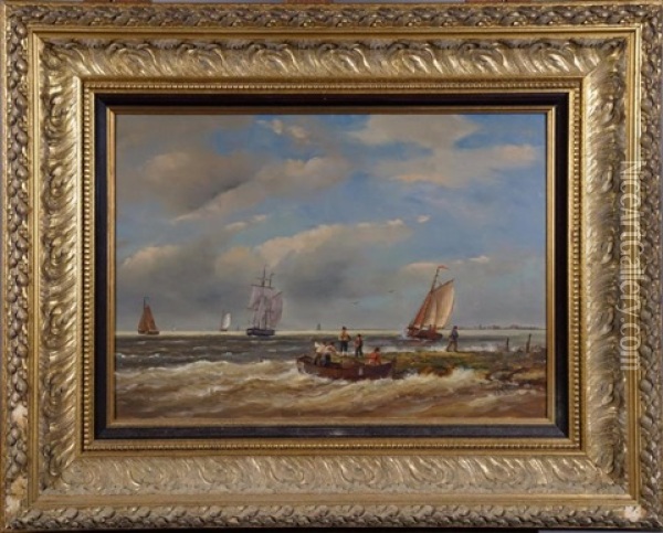 Marine Oil Painting - Johann Jakob Anton von Lenz
