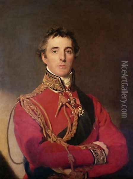 Portrait of Arthur Wellesley 1769-1852 Oil Painting - Sir Thomas Lawrence