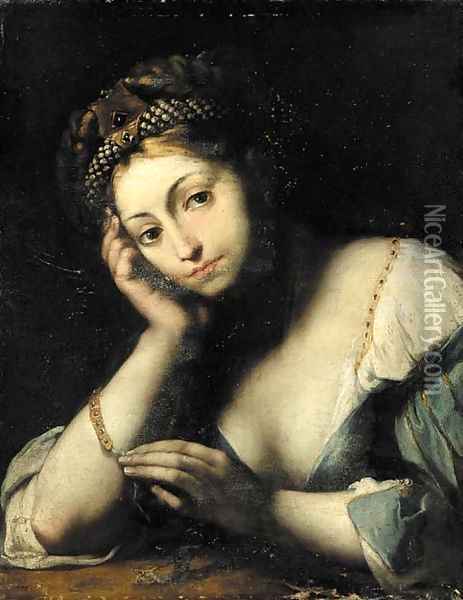 The Magdalen Oil Painting - Girolamo Forobosco