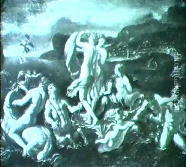 Der Triumphzug Der Galatea Oil Painting - Jacopo dal Ponte Bassano