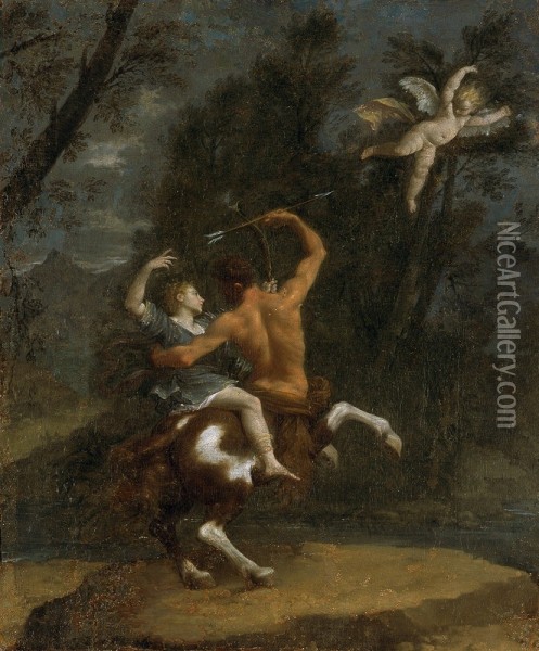 The Education of Achilles Oil Painting - Donato Creti