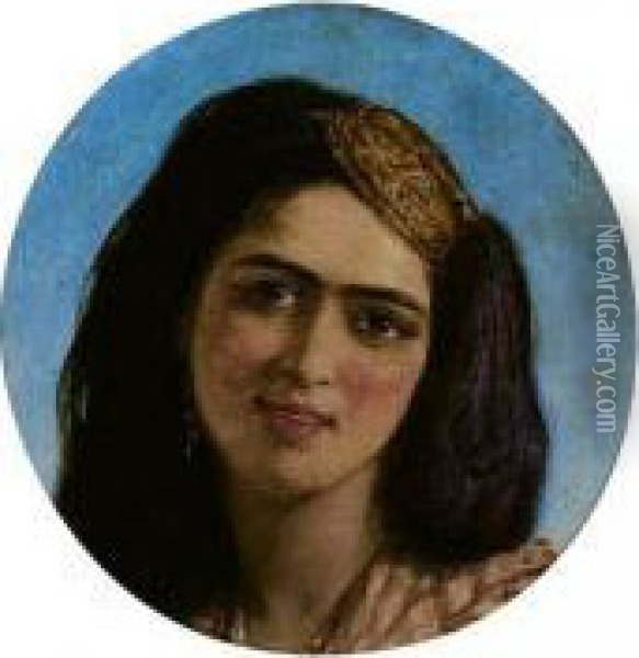 An Algerine Oil Painting - William Gale