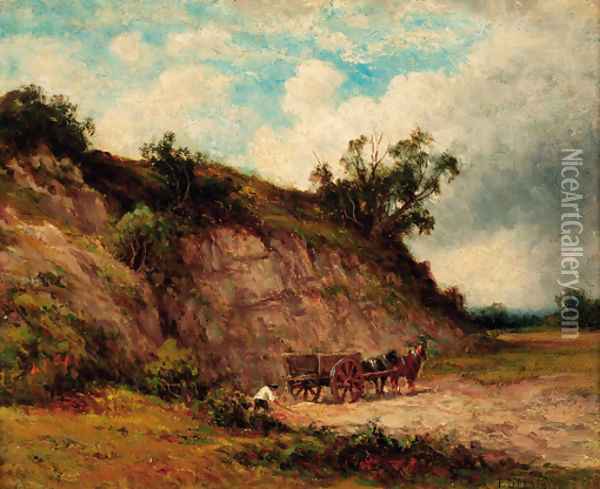 The Quarry Oil Painting - Thomas Spinks