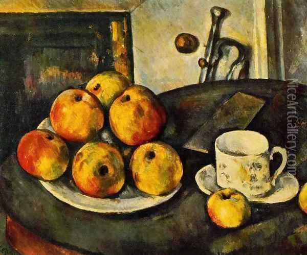 Still Life With Apples3 Oil Painting - Paul Cezanne