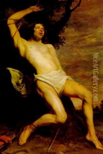 Der Heilige Sebastian Oil Painting - Jan Boeckhorst