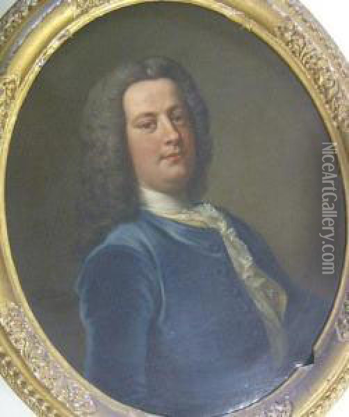 Portrait Of William Viscount Andover Oil Painting - Petrus Johannes Van Reyschoot