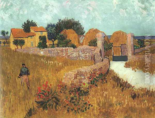 Farmhouse in Provence Oil Painting - Vincent Van Gogh