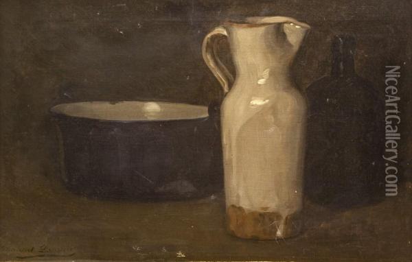 Bodegon De Ceramica Oil Painting - Manuel Losada