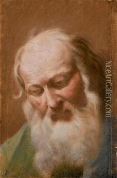 Kopf Eines Bartigen Mannes Oil Painting - Benedetto Luti