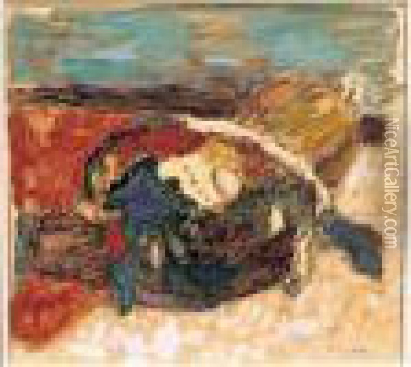 Nature Morte Au Panier De Fruits Oil Painting - Pierre Bonnard