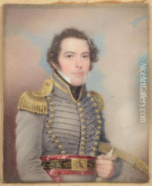 Portrait Of General James Gadsden Oil Painting - Charles Fraser