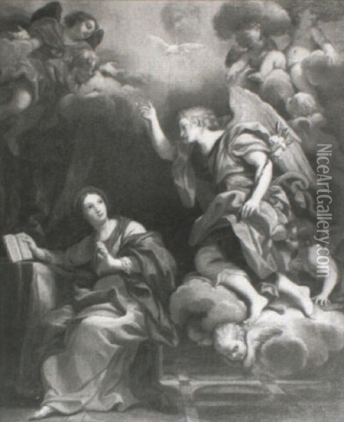 The Annunciation Oil Painting - Carlo Maratta