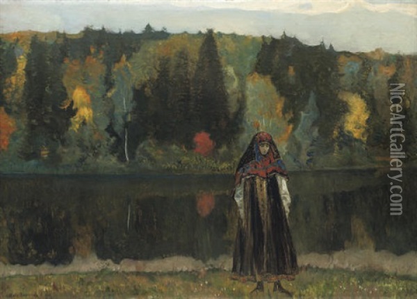 The Abandoned Oil Painting - Mikhail Vasilievich Nesterov