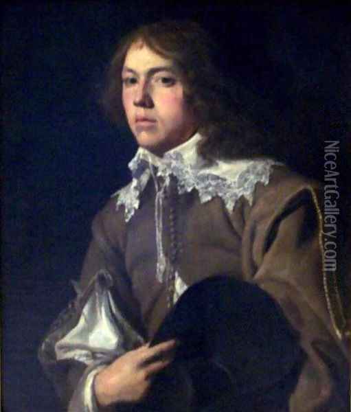 Portrait of a Young Man Oil Painting - Mathieu Le Nain