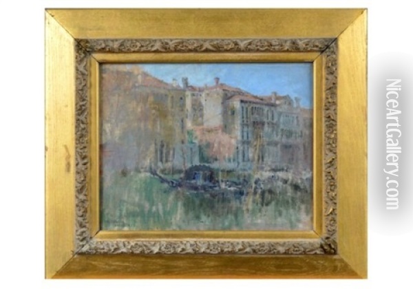 Untitled, Venice 93 Oil Painting - Paul Cornoyer