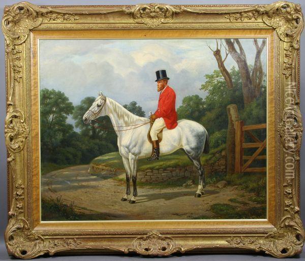 Equestrian Portrait Oil Painting - Joe English