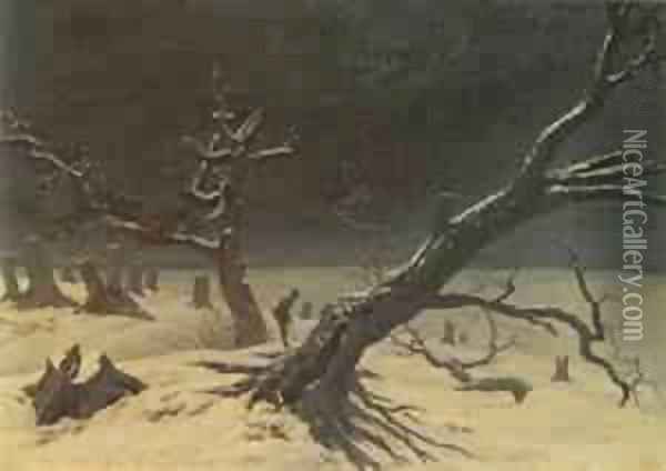 Nature 1897 2 Oil Painting - Caspar David Friedrich