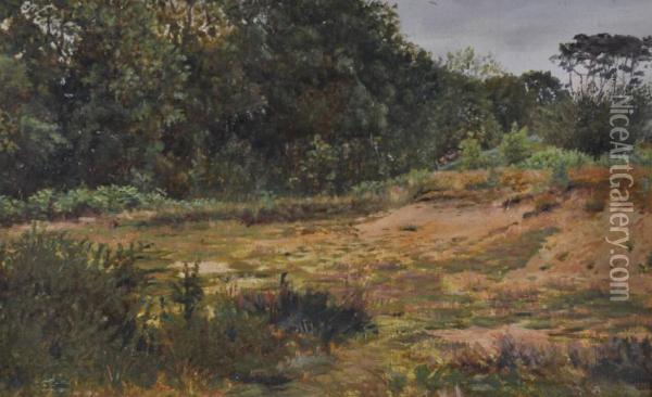 Heathland Scene Oil Painting - Valentine, Val Davis
