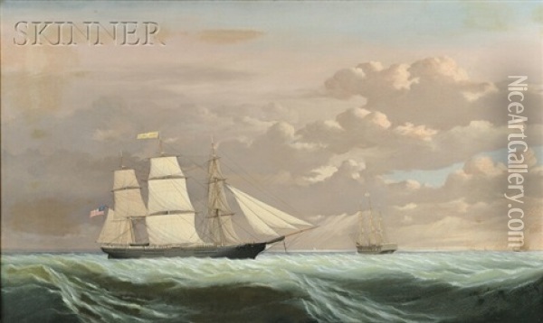 Queen Of The Seas Oil Painting - William Bradford