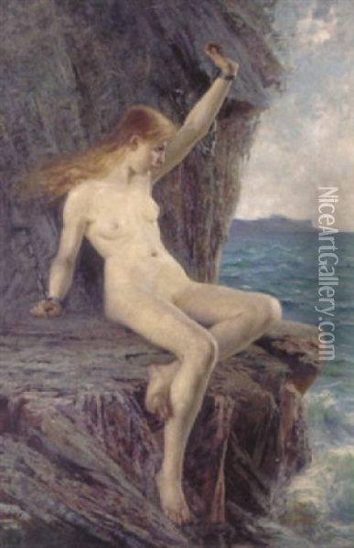 Andromeda Vid Havet Oil Painting - Hilma af Klint