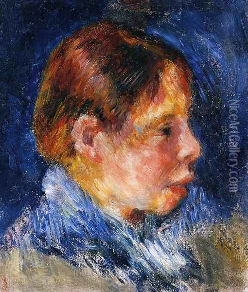 Portrait Of A Child2 Oil Painting - Pierre Auguste Renoir