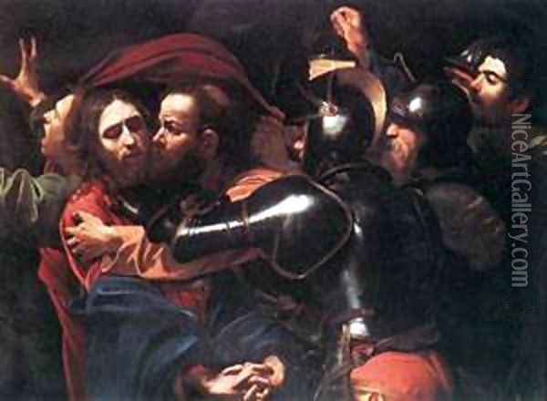 Taking of Christ Oil Painting - Michelangelo Merisi Da Caravaggio