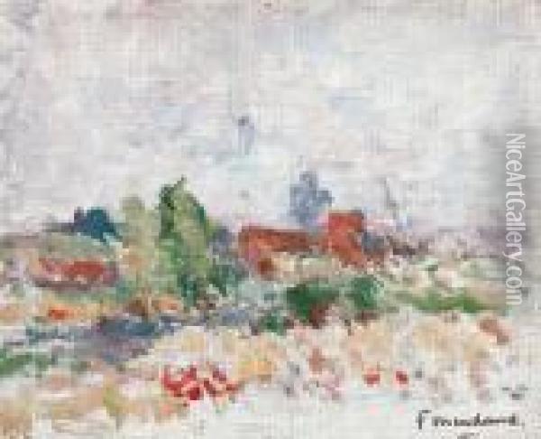 Le Hameau En Berry Oil Painting - Fernand Maillaud