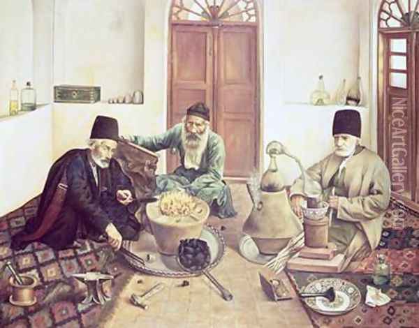 Alchemists 1893 Oil Painting - Mehdi